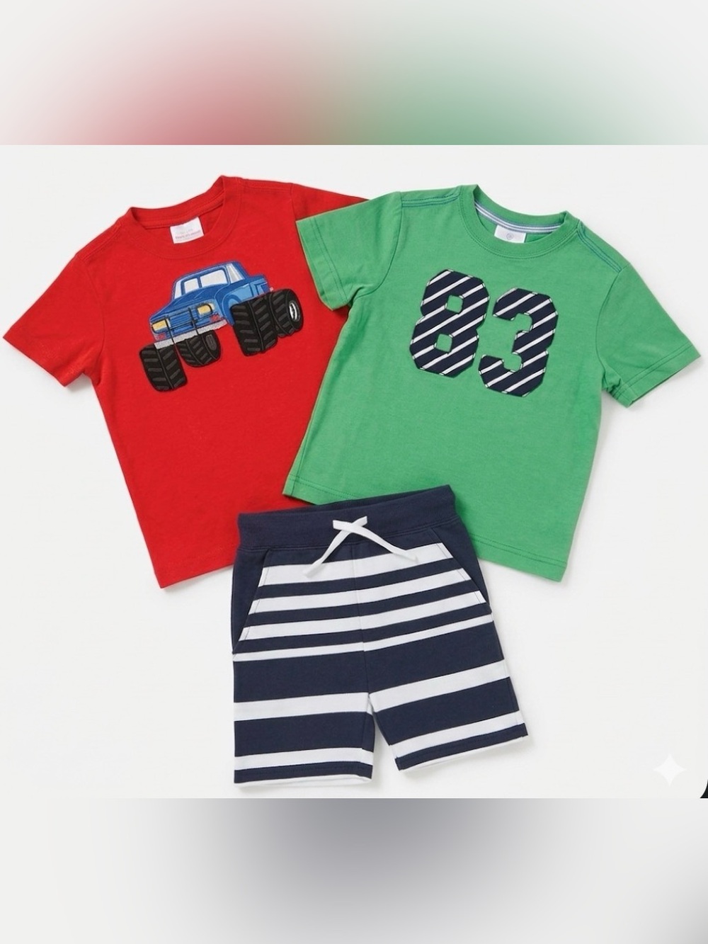 Hanna Anderson ✈️ Boy T-shirts Shorts Bundle | 4T